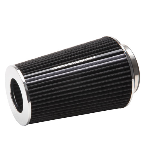 Edelbrock 43690 - Air Filter Pro-Flo Series Conical 10In Tall Black/Chrome
