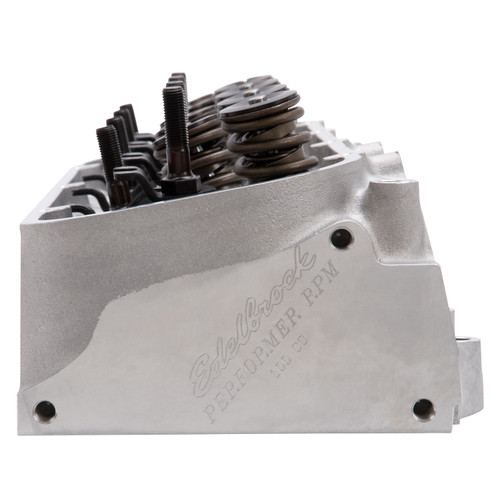 Edelbrock 60435 - Cylinder Head BBC Performer RPM Oval Port 100cc Complete Single w/ Springs
