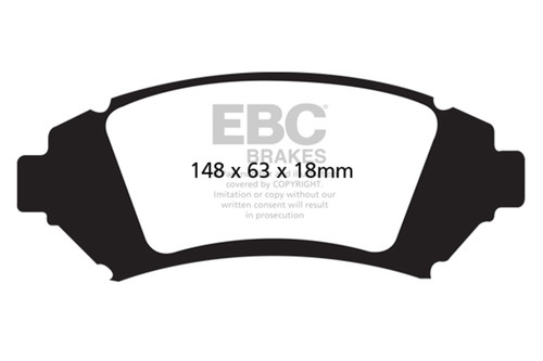 EBC DP41728R - Yellowstuff Street And Track Brake Pads
