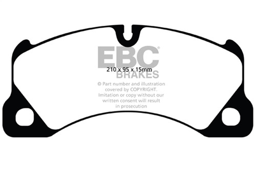 EBC DP51835NDX - 10+ Porsche Cayenne 3.0 Supercharged Hybrid Bluestuff Front Brake Pads EBC DP51835NDX - 10+ Porsche Cayenne 3.0 Supercharged Hybrid Bluestuff Front Brake Pads
