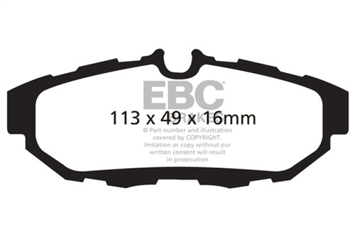 EBC DP51870NDX - 10-14 Ford Mustang 5.0 Bluestuff Rear Brake Pads EBC DP51870NDX - 10-14 Ford Mustang 5.0 Bluestuff Rear Brake Pads