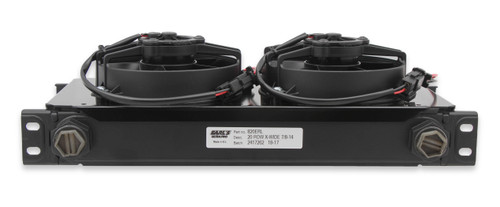 Earl's Performance FP820ERL - Earl's UltraPro Oil Cooler w/ Dual Fan Pack - 20 Rows - Extra-Wide Cooler