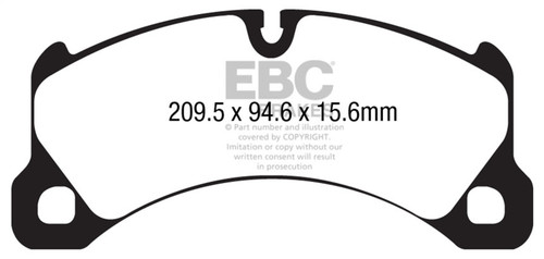 EBC DP52162NDX - 10-17 Porsche Cayenne (2nd Gen) Bluestuff Front Brake Pads EBC DP52162NDX - 10-17 Porsche Cayenne (2nd Gen) Bluestuff Front Brake Pads