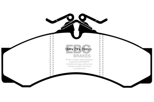 EBC DP61054/2 - 6000 Series Greenstuff Truck/SUV Brakes Disc Pads
