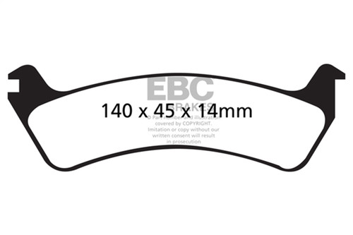 EBC DP61608 - 6000 Series Greenstuff Truck/SUV Brakes Disc Pads