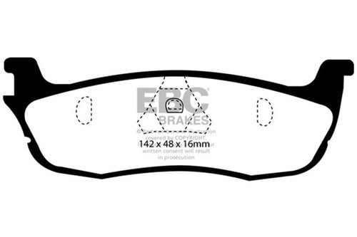 EBC DP61601 - 97-99 Ford Expedition 4.6 2WD Greenstuff Rear Brake Pads