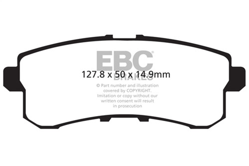 EBC DP61876 - 11-13 Infiniti QX56 5.6 Greenstuff Rear Brake Pads