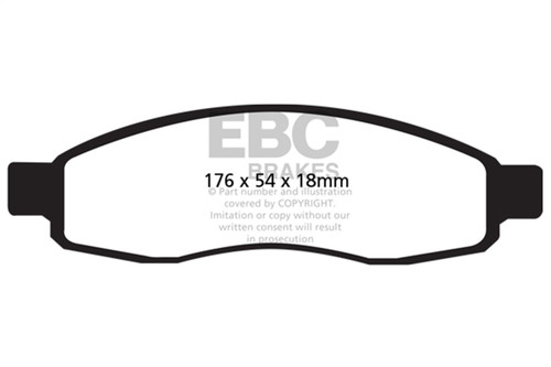 EBC DP61698 - 04-05 Infiniti QX56 5.6 Greenstuff Front Brake Pads