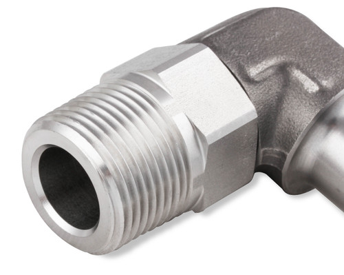 Earl's Performance SS988413ERL - Stainless Steel 90 Deg. NPT Swivel Hose End