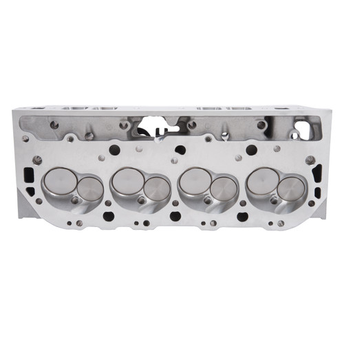 Edelbrock 77485 - Cyl Head BBC Victor Jr 24 Deg Rect Port 300cc 106cc Combustion Chamber