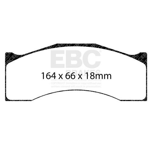 EBC DP8087.18SR21 - Racing AP Racing CP6766 D50 / Brembo XA3.40.XX SR-21 Sintered Race Brake Pads