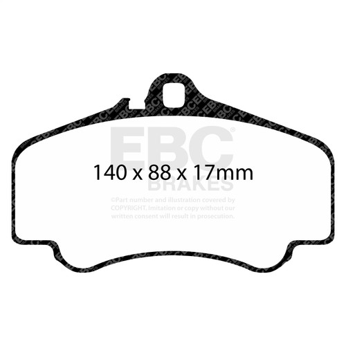 EBC DP81454RP1 - RP-1 Race Brake Pads