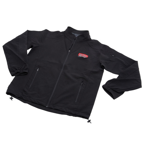 Edelbrock 98252 - The  Weather Resistant Jacket features breathable stretch fabric to help keep you protected from the elements while at the track. It also has a zippered utility pocket on the upper left arm