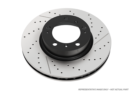 DBA DBA3680HOEX - 15-15 Mercedes-Benz C300 (w/Sport Package) Front Street Series OE Drilled & Slotted Rotor