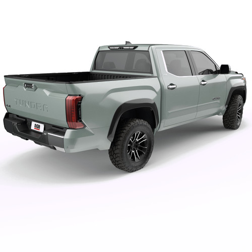 EGR 775404-PBK - 22-24 Toyota Tundra 66.7in Bed Summit Fender Flares (Set of 4) - Smooth Glossy Finish