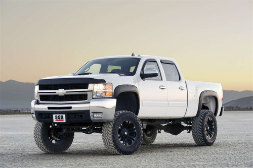EGR 791505 - 07-13 Chev Silverado 6-8ft Bed Bolt-On Look Fender Flares - Set - Matte