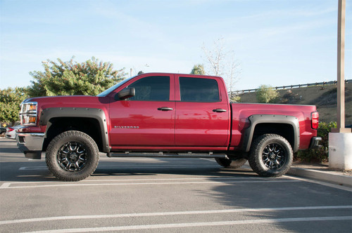 EGR 791675 - 14+ Chev Silverado 5ft Bed Bolt-On Look Fender Flares - Set - Matte