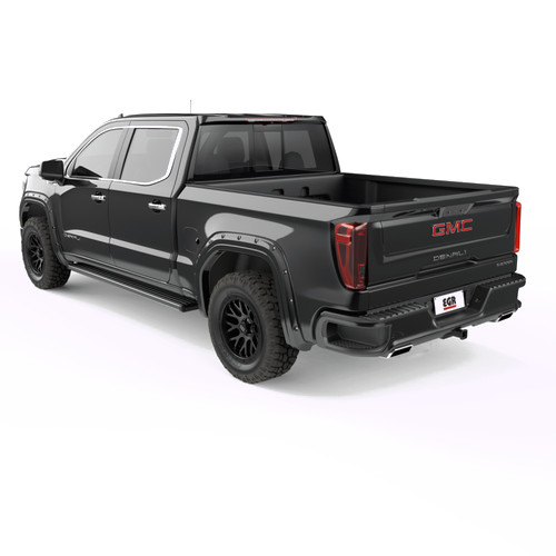 EGR 791794-GBA - 19-23 Gmc Sierra 1500 Painted To Code Traditional Bolt-On Look Fender Flares Black Set Of 4