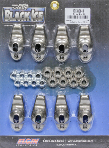 Elgin ICE410840 - SBC B/I Rocker Arm Kit 1.50 Ratio 3/8 Stud Elgin ICE410840 - SBC B/I Rocker Arm Kit 1.50 Ratio 3/8 Stud