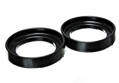 Energy Suspension 16.6104G - 96-00 Honda Civic/CRX / 99-00 Honda Civic Si Black Front Coil Spring Isolator Set