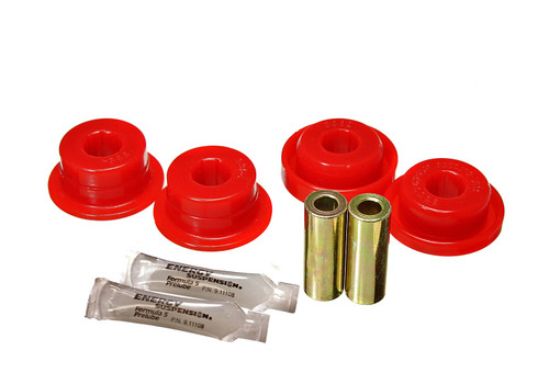 Energy Suspension 2.3114R - 97-06 Jeep Wrangler TJ Front Control Arm Bushing - Axle Only Position - Red