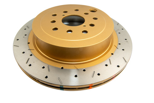 DBA DBA42656XS-10 - 08-10 STi/2017 BRZ w/Perf. Pkg. Dual-Drilled Rear Drilled & Slotted 4000 Series Rotor