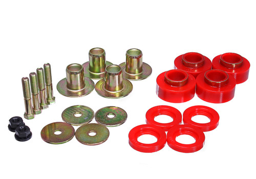 Energy Suspension 3.4171R - 68-72 Chevrolet Chevelle Red Body Mount Set