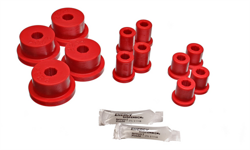 Energy Suspension 4.2141R - 62-65 Ford Fairlane Red Rear Leaf Spring Bushing Set