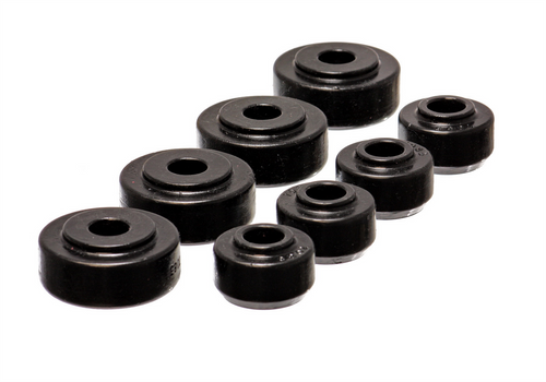 Energy Suspension 4.7120G - 86-95 Ford Taurus Black Rear Strut Rod Bushing Set (Sedan ONLY)