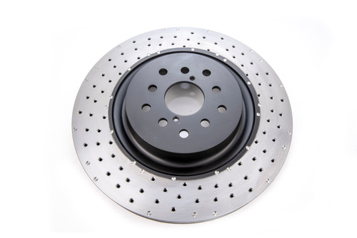 DBA DBA43050XD-10 - 04-17 Subaru WRX STi Front Crossdrilled/Dimpled 4000 XD Series Rotor