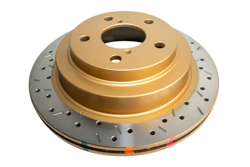 DBA DBA4649XS - 98-00 Subaru WRX Front Drilled & Slotted 4000 Series Rotor