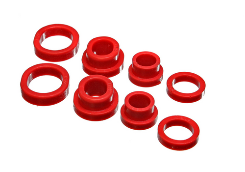 Energy Suspension 7.1116R - 95-03 Nissan Maxima Red Motor Subframe Bushing Set - front lower (Must reuse all m