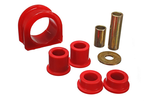Energy Suspension 8.10104R - Steering Rack Bushing Set - Red
