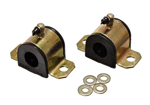 Energy Suspension 8.5124G - 00-05 Toyota Celica Black 22mm Front Sway Bar Frame Bushings (Greaseable Frame Bus