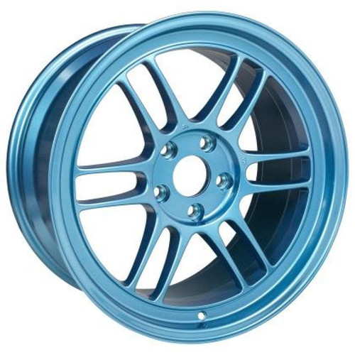Enkei 37981056515EB - RPF1 18x10.5 5x114.3 15mmm Offset 73mm Bore Emerald Blue Wheel