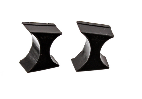 Energy Suspension 9.9164G - 2.0 X 1.5 Shock Isolator Set - Black