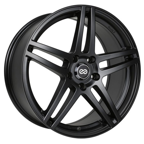 Enkei 479-670-8045BK - RSF5 16x7 45mm Offset 5x100 Bolt Pattern 72.6mm Bore Dia Matte Black Wheel