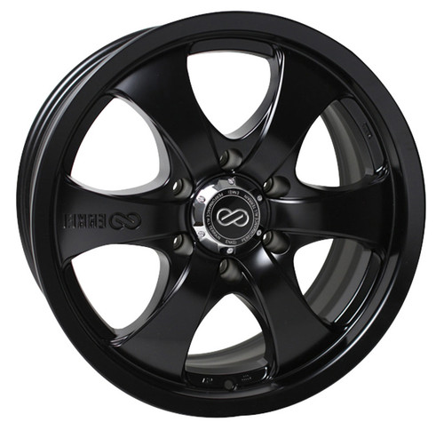 Enkei 482-885-8420BK - M6 Universal Truck&SUV 18x8.5 20mm Offset 6x139.7 Bolt Pattern 108.5mm Bore Black Wheel