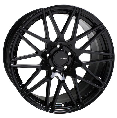 Enkei 515-880-8045BK - TMS 18x8 5x100 45mm Offset 72.6mm Bore Gloss Black Wheel