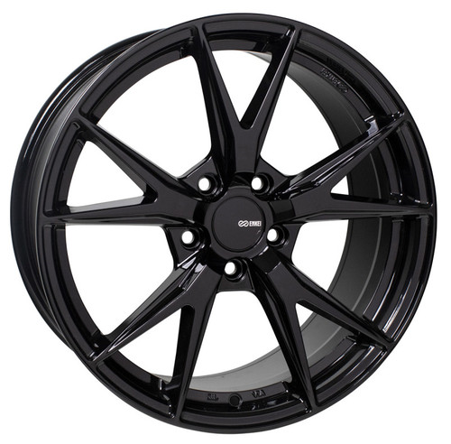 Enkei 523-880-6535BK - Phoenix 18x8 35mm Offset 5x114.3 72.6mm Bore Gloss Black Wheel