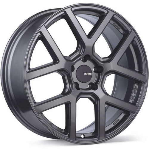 Enkei 537-880-1240GM - YX-5 18x8 5x120 40mm Offset 72.6mm Bore Gunmetal Wheel