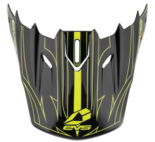 EVS H16T5P-VSBKHVY - T5 Pinner Visor - Black/Hivis Yellow