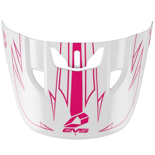 EVS HE21T3P50-VSRPK - T3 Pinner Helmet Visor 50-50 - White/Pink
