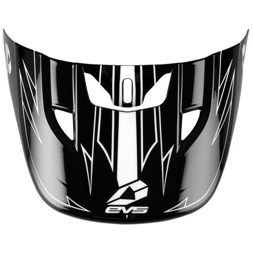 EVS HE21T3P50-VSRWH - T3 Pinner Helmet Visor 50-50 - Black/White