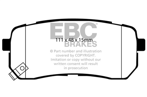 EBC S14KR1168 - S14 Brake Pad and Rotor Kit