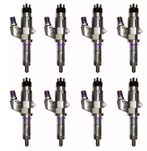 Exergy E01 10105 - 01-04 Chevrolet Duramax 6.6L LB7 Reman 30% Over Injector - Set of 8