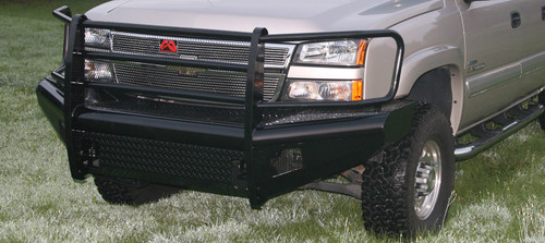 Fab Fours CH05-S1360-1 - Black Steel Front Ranch Bumper