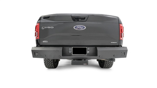 Fab Fours FF15-RT3250-1 - Red Steel Rear Bumper