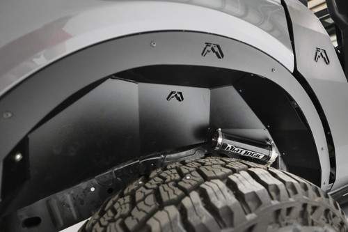 Fab Fours FB2006-1 - Inner Fender; Rear; Black Powder Coat; Steel Construction; Fab Fours FB2006-1 - Inner Fender; Rear; Black Powder Coat; Steel Construction;