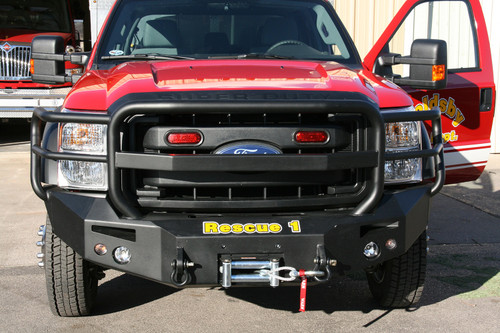 Fab Fours FS11-A2650-1 - Premium Heavy Duty Winch Front Bumper